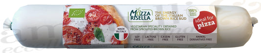 Vegan mozzarella for pizza - mozzarisella