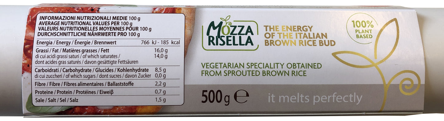 Mozzarella vegana per pizza - Mozzarisella 500g