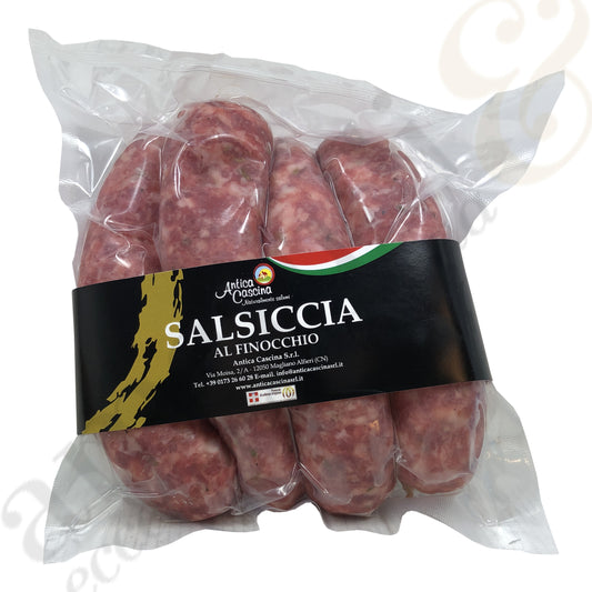 Salsiccia al Finocchio 1 kg - Salsiccia fresca BBQ - Antica Cascina