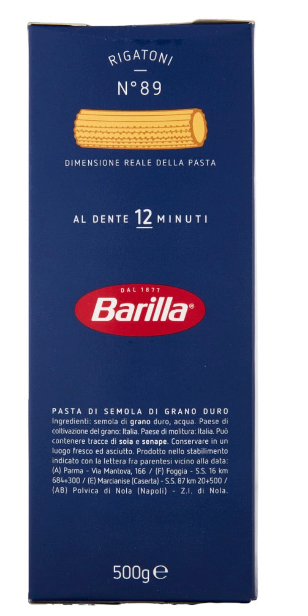 BARILLA PASTA RIGATONI GR. 500