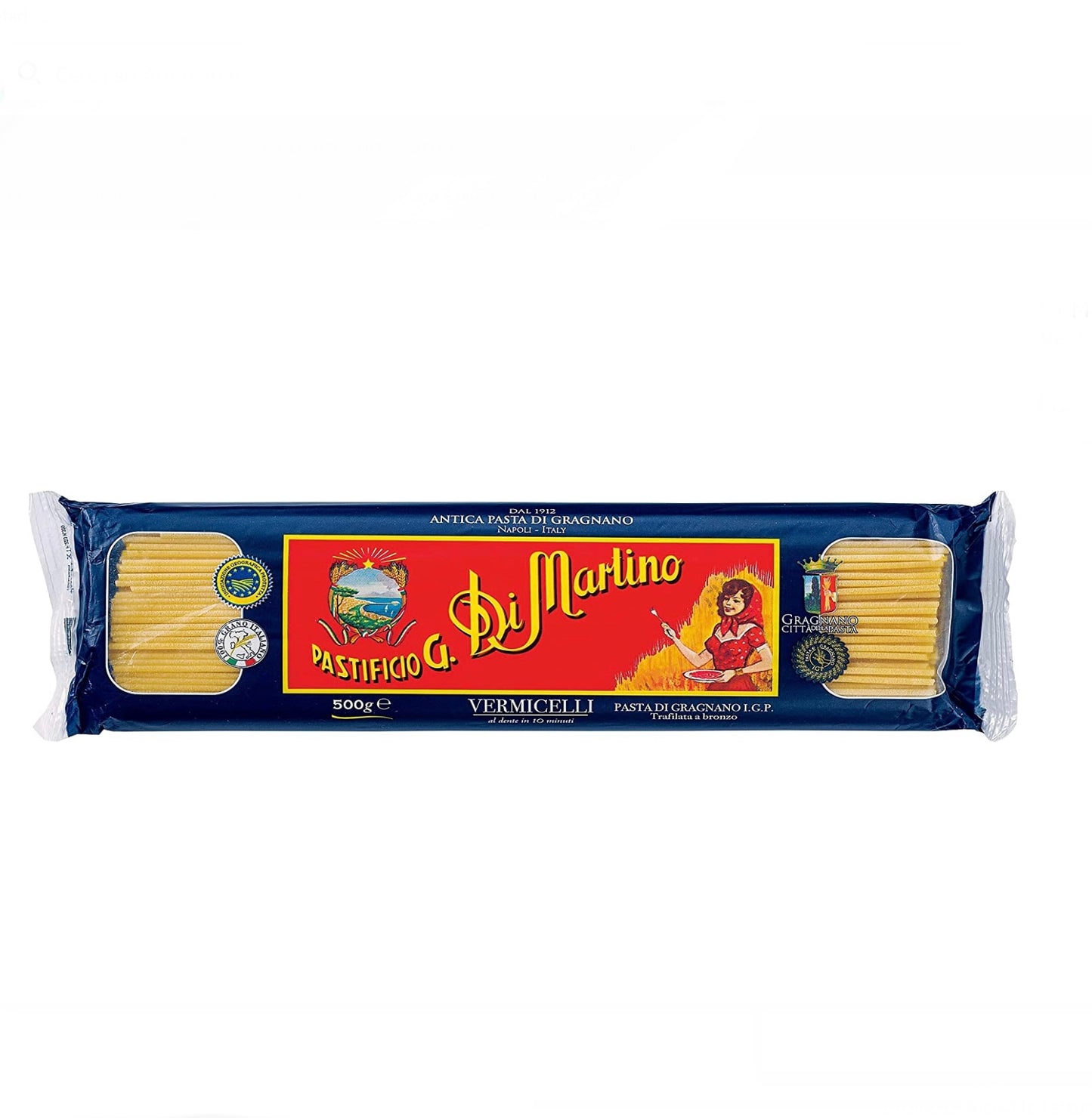 GRAGNANO PGI PASTA VERMICELLI GR. 500 Di Martino