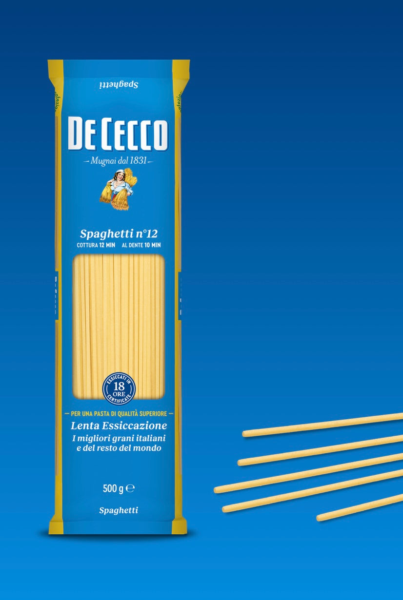 PASTA DE CECCO SPAGHETTI N. 12 GR. 500