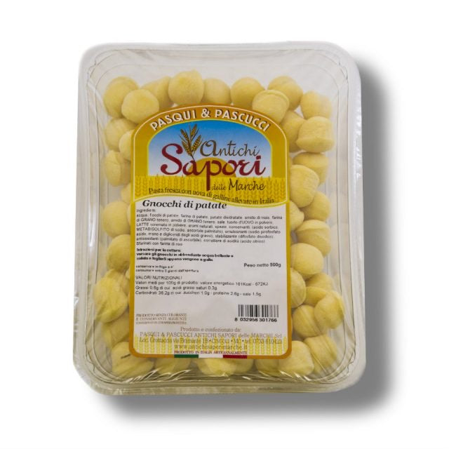 GNOCCHI DI PATATE FRESCHI GR. 500 Antichi Sapori