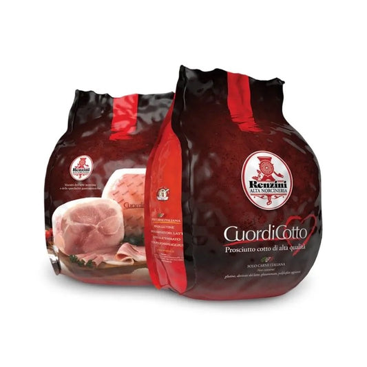 CUORDICOTTO COOKED HAM high quality Renzini 4,5 Kg