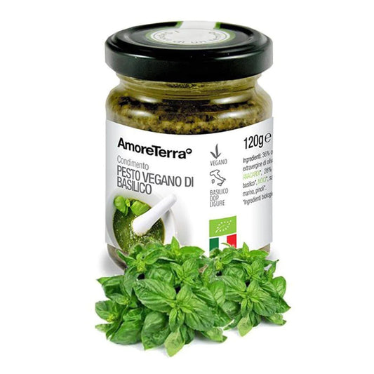 PESTO DI BASILICO BIO GR. 120 x 6 AmoreTerra