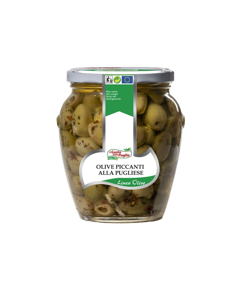 PITTED LECCINO OLIVES OdG JAR ML. 3100 Puglia 