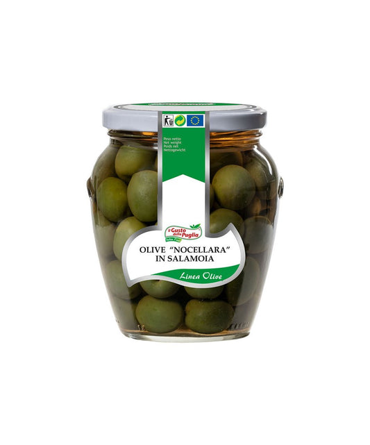 LECCINO OLIVES WITH STONE JAR ML 3100 Puglia 