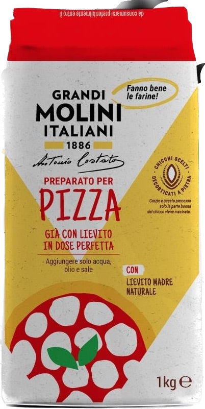 PREPARATO PER PIZZA GMI CON LIEVITO MADRE NATURALE KG. 1