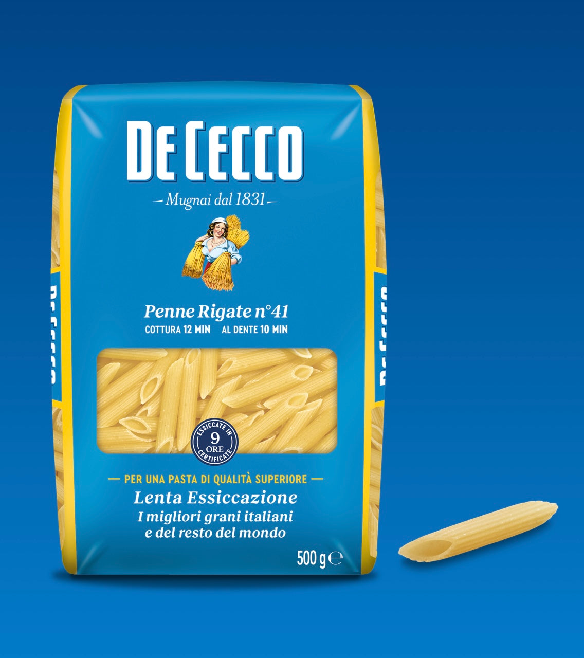 PASTA DE CECCO PENNE RIGATE N. 41 GR. 500