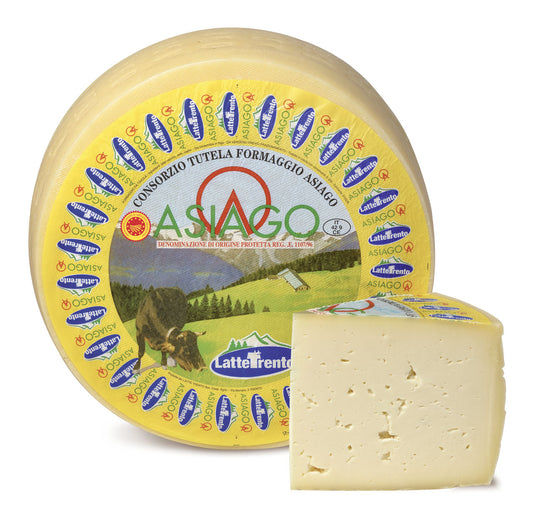 PRESSED ASIAGO DOP CHEESE 1/4 wheel