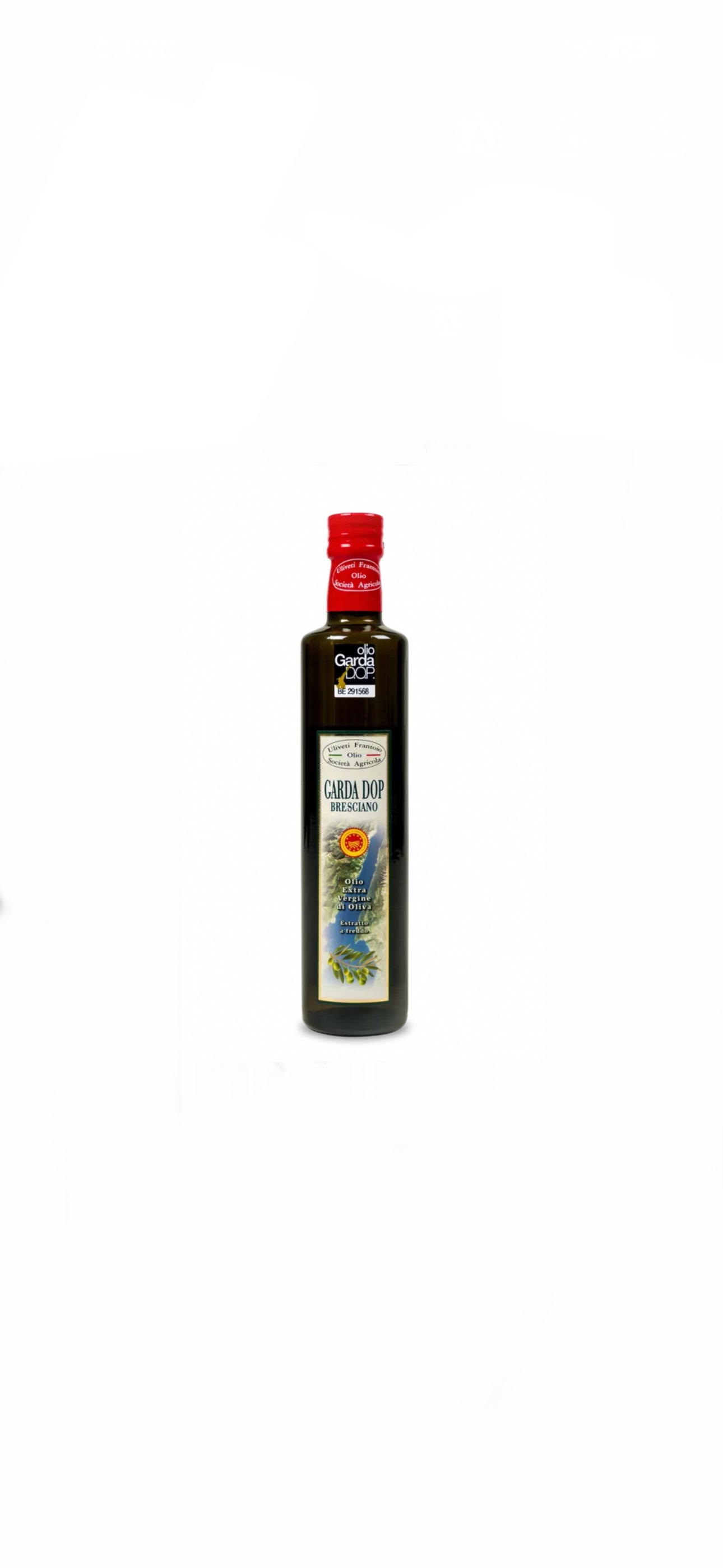 EXTRA VIRGIN OLIVE OIL GARDA BRESCIANO DOP BOTTLE LT. 0.5 Moniga