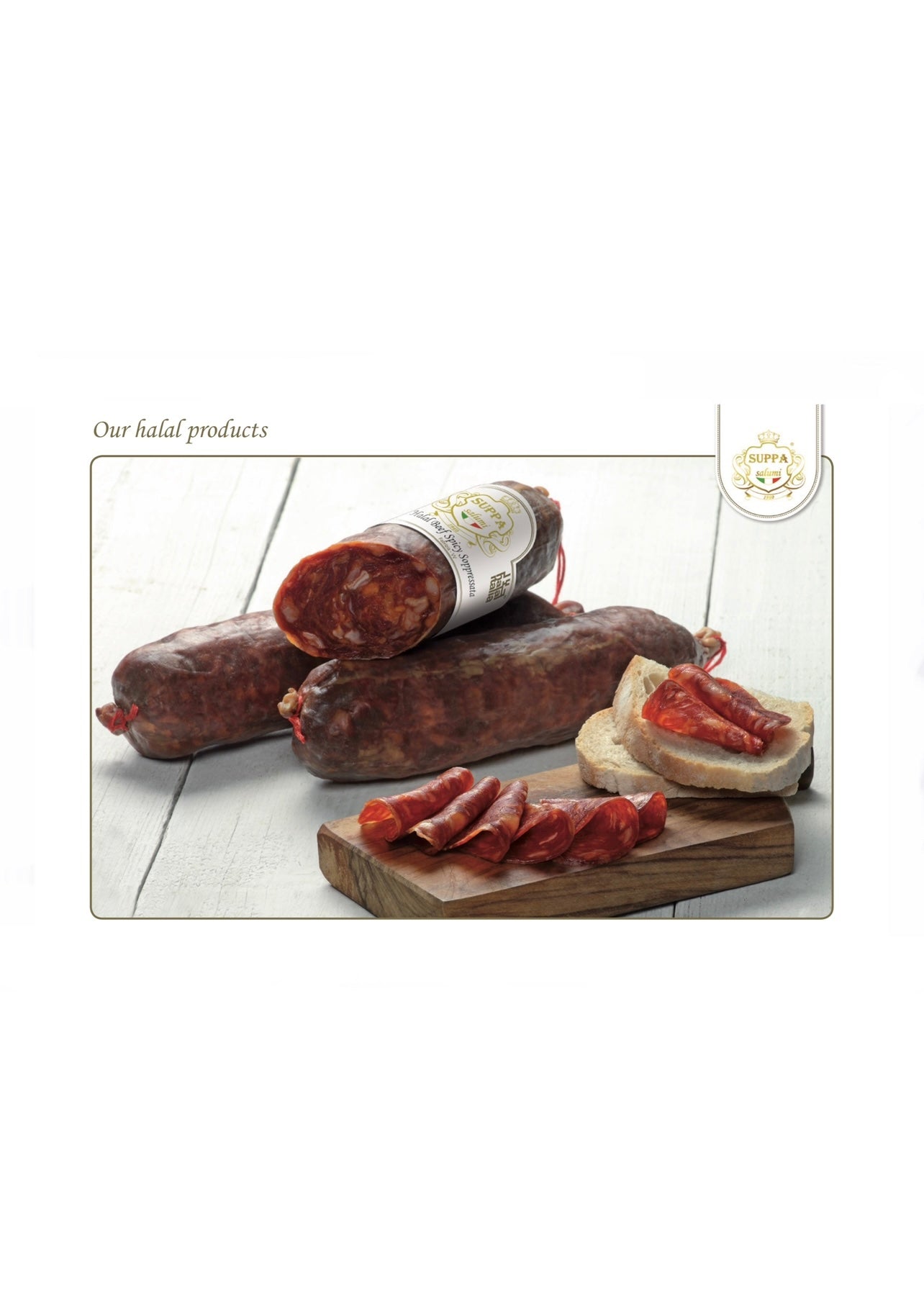 Halal-Rindfleisch-Sopressata